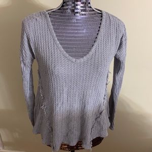 Juicy Couture Grey V-Neck Long Sleeve